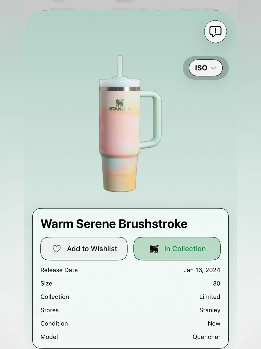 Stanley 30oz Warm Serene Brushstroke